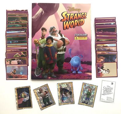 Disneys - Strange World (2022) 90 verschiedene Sticker , Panini