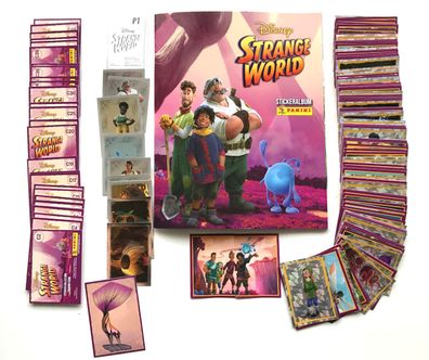 Disney - Strange World (2022) - kompletter Satz + 50 Cards + Leeralbum , Panini