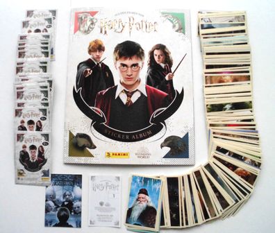 Harry Potter Saga (2020) - Album + kompletter Satz + 50 Cards , Panini , RAR