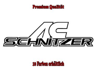 AC Schnitzer Auto Aufkleber Sticker Tuning Styling Bike Wunschfarbe (606)