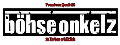 Böhse Onkelz Schriftzug Aufkleber Sticker Tuning Styling Fun Bike Wunschfarbe (015)