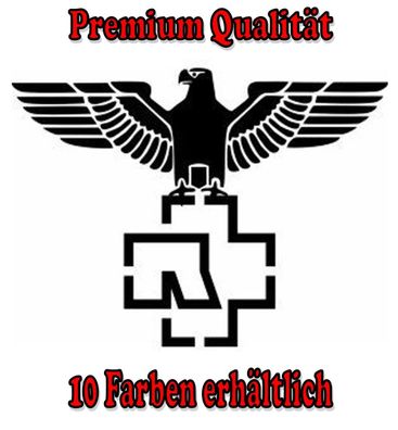 Rammstein Car Sticker Ein Weg Ein Ziel Black (Sticker on the