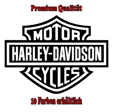Harley Davidson Auto Aufkleber Sticker Tuning Styling Fun Bike Wunschfarbe (250)
