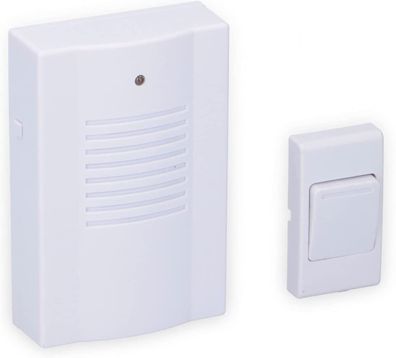Grundig Türklingel Funktürglocke Wireless Doorbell LED 16 Melodien weiß