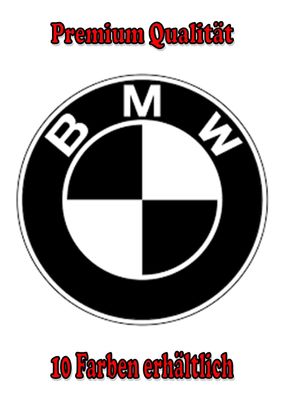 BMW Emblem Auto Aufkleber Sticker Tuning Styling Fun Bike Wunschfarbe (064)