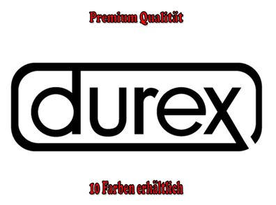 Durex Auto Aufkleber Sticker Tuning Styling Fun Bike Wunschfarbe (303)