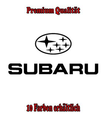 Subaru Auto Aufkleber Sticker Tuning Styling Fun Bike Wunschfarbe (280)