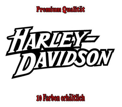 Harley Davidson Auto Aufkleber Sticker Tuning Styling Bike Wunschfarbe (410)