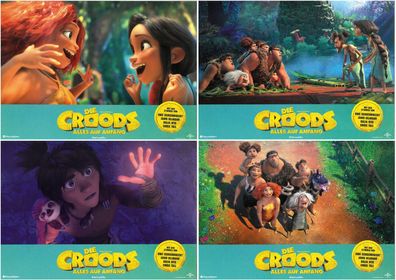 Die Croods - Alles auf Anfang - 4 Original Kino-Aushangfotos - Filmposter