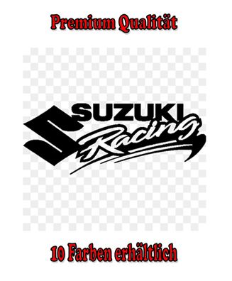 Suzuki Racing Auto Aufkleber Sticker Tuning Styling Bike Wunschfarbe (447)