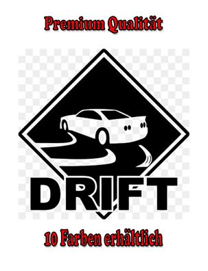 Drift Auto Aufkleber Sticker Tuning Styling Bike Wunschfarbe (445)