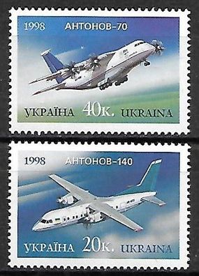 Ukraine postfrisch Michel-Nummer 286-287