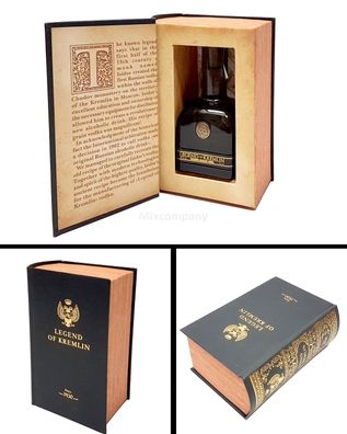 Legend of Kremlin Buch mit Geheimfach Glitzerflasche Ohne Flasche
