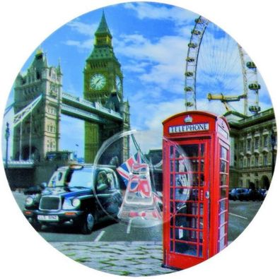 WENKO Wandhaken Uno London Befestigen ohne Bohren, Kunststoff, 8.5 x 2 x 8.5 cm