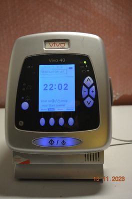 VIVO 40 BREAS Beatmungsgerät Schlafapnoe 31531 Betriebsstunden (NL) DK