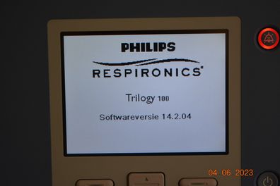 Respironics Trilogie 100 Ventilator 2442 Betriebsstunden (DK)