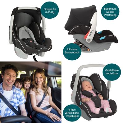 Autokindersitz Premium Babyschale Cocomoon Dauer-Niedrigpreis ab Geburt 0-13 Kg