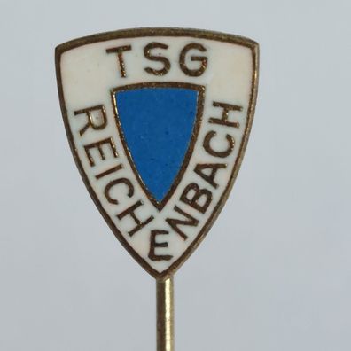 Fussball Anstecknadel TSG Blau Weiss Reichenbach DDR Sachsen Karl-Marx-Stadt