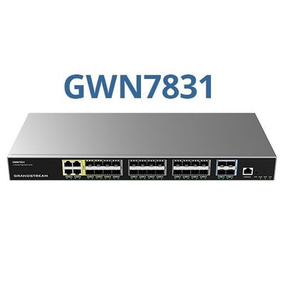 Grandstream GWN7831, 6x Gigabit ports, 4x SFP + , Layer-3-Aggregations-Switches