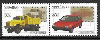 Ukraine postfrisch Michel-Nummer 340-341 Paar