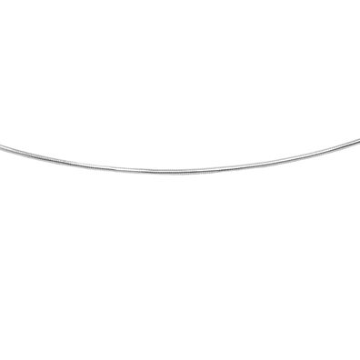 DUR Schmuck Schlangenkette 2.0 - 1,2mm Silber 925/ - rhodiniert (K2916) Länge wählbar