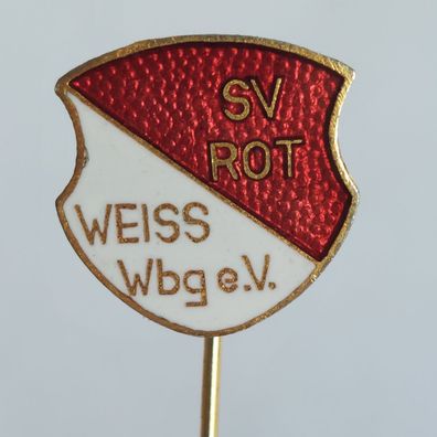 Fussball Anstecknadel SV Rot Weiss Wilhelmsburg FV Hamburg Kreis Hamburg