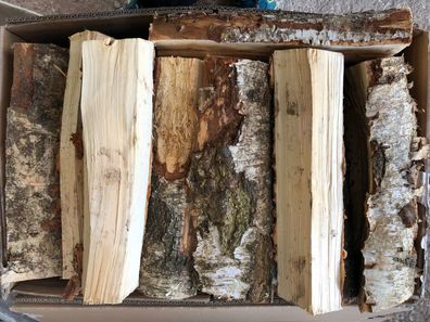 Birke Feuerholz Brennholz Kaminholz Holz trocken 25 oder 33 cm lang