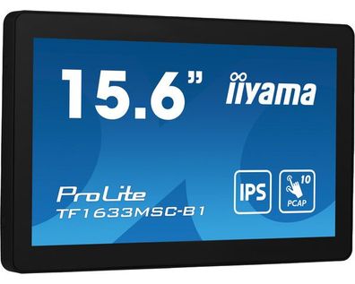 TFT-Touch 15,6"/39,5cm iiyama ProLite TF1633MSC-B1 * schwarz* 16:9 - open frame