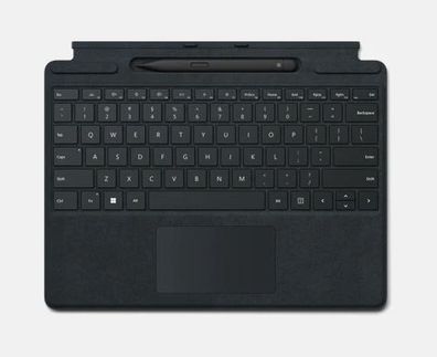MS Surface Zubehör Pro 8 Type Cover Signature * schwarz* Slim Pen 2