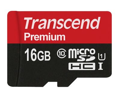 Flash SecureDigitalCard (microSD) 16GB - Transcend DCU1