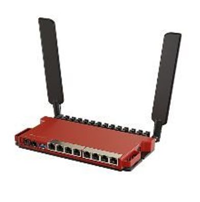 MikroTik RouterBOARD L009UiGS-2HaxD, 8x Gigabit, 1x 2.5GB SFP, 2.4 GHz AX, USB
