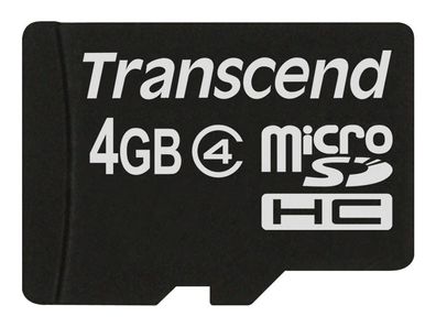 Flash SecureDigitalCard (microSD) 4GB - Transcend