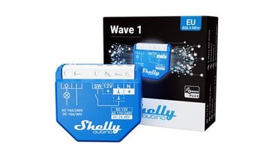 Shelly · Unterputz · "Wave 1" · Relais · max 16A · 1 Kanal · Z-Wave