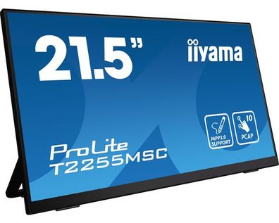 TFT-Touch 21,5"/54,6cm iiyama ProLite T2255MSC * schwarz* 16:9