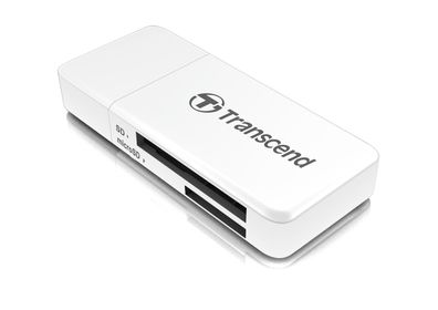 Card Reader USB-A 3.1 - 2 in 1 * Transcend* weiß