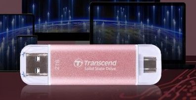 SSD USB 1000GB Transcend 310P * pink*