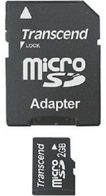Flash SecureDigitalCard (microSD) 2GB - Transcend