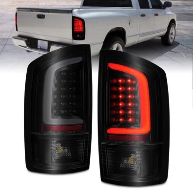Für Dodge Ram : LED Rückleuchten Neon Tube schwarz smoke 2002 - 2006 02 05 Anzo