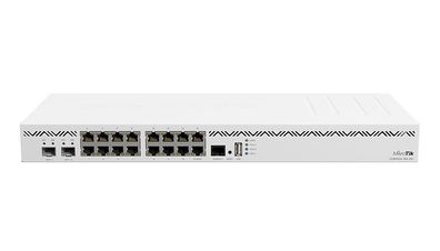 MikroTik Cloud Core Router CCR2004-16G-2S + , 16Gbit LAN, 2x SFP + , Dual PSU, Rack