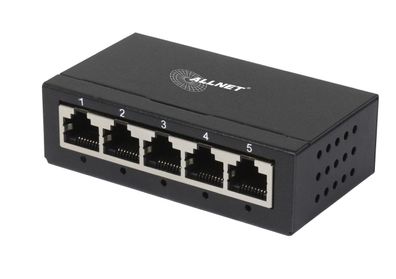 ALLNET Switch unmanaged Layer2 5 Port - 5x 1GbE - Lüfterlos - ALL-SG8005