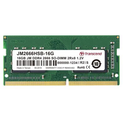 MEM So-DIMM2666 DDR4 16GB Transcend JetRam
