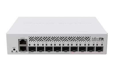 MikroTik Cloud Router Switch CRS310-1G-5S-4S + IN, 4x SFP + , 5x SFP, 1x RJ45 Gigabit