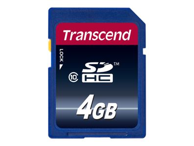 Flash SecureDigitalCard (SD) 4GB - Transcend DHC10