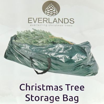 Weihnachtsbaum-Aufbewahrungstasche Grün 120 x 25 x 43 cm - Kunststoff