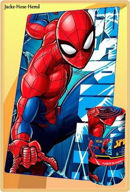 Spiderman Fleecedecke Kuscheldecke Spinne Tagesdecke Decke gr.100x150 cm NEU