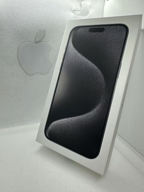 Apple iPhone 15 Pro Max - 1TB - Titan Titanium Schwarz (Ohne Simlock) NEU