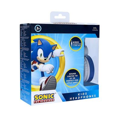 Sonic Hedgehog Kinderkopfhörer Kopfhörer Headphone für Kinder 3-7 Jahre Max 85db