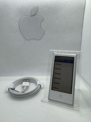 Apple iPod Nano 7. Generation 7G (16GB) Silber Silver RAR gebraucht #5477