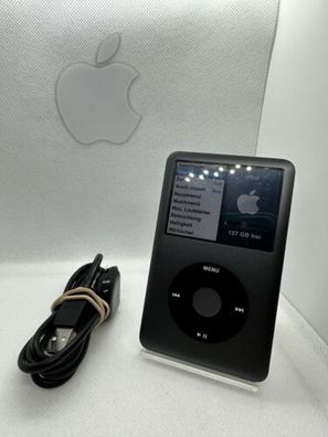 Apple iPod Classic 7. Generation Silber Grau 120GB gebrauchter Zustand #12920