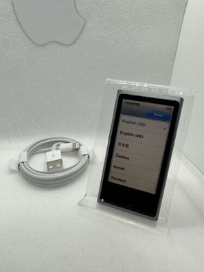 Apple iPod Nano 7. Generation 7G (16GB) Space Grau Grey Gray RAR gebraucht #5477